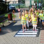 Dzieci biorące udział w akcji Bezpieczny Przedszkolak