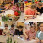 Dzieci sadzą rośliny
