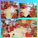 Dzieci z grupy Biedronek jedzą lody (1)