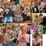 Dzieci jedzą chleb