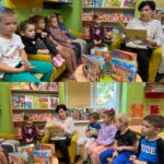Pani Kasia czyta ksiązkę dzieciom