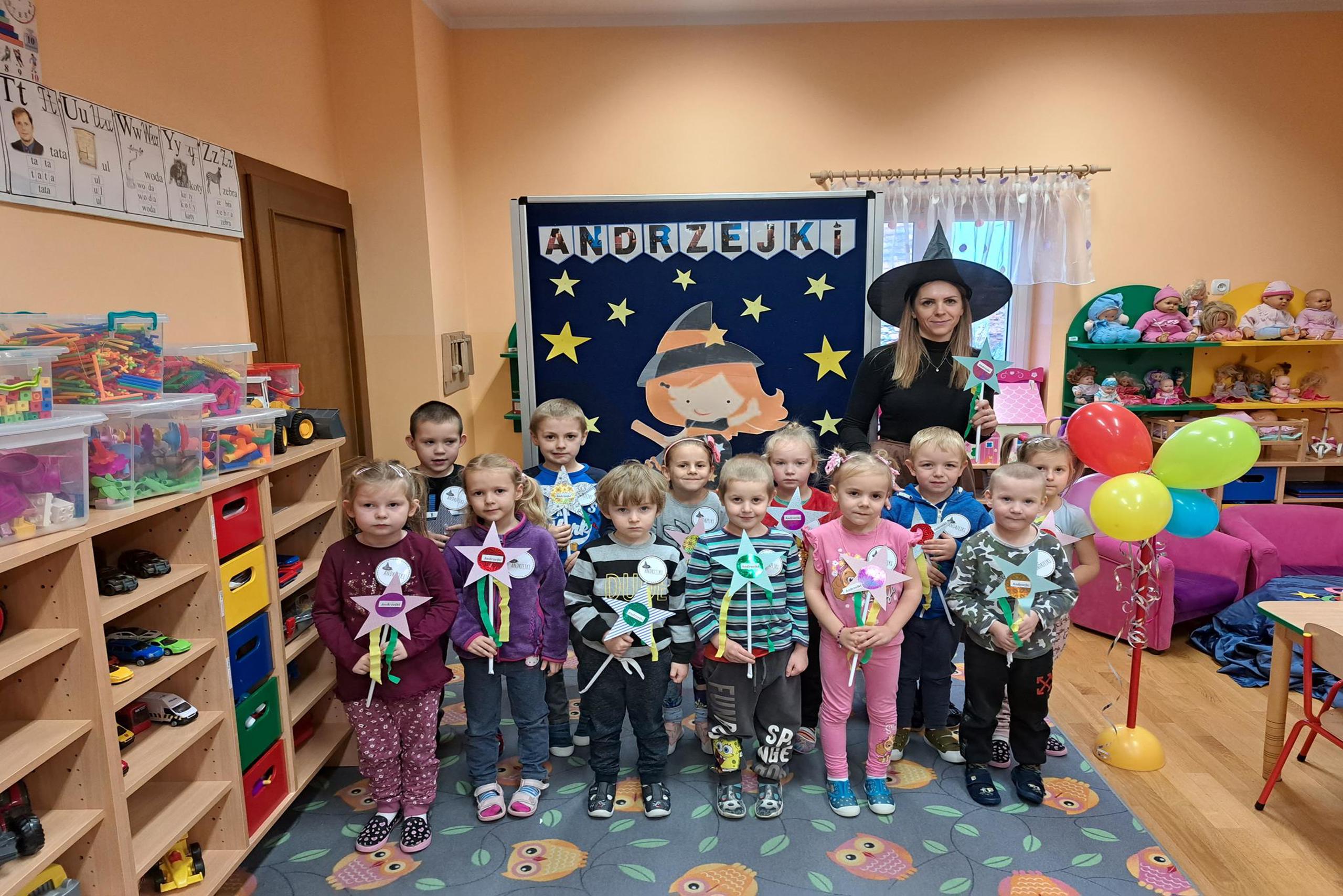 Zabawa Andrzejkowa w oddziale Biedronek