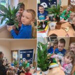 Dzieci z oddziału Biedronek sadzą skrzydłokwiaty (3)