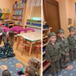 Dzieci ubrane w stroje żołnierskie