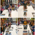 Dzieci segregują zdjęcia