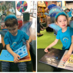 Dzieci oglądają książeczki