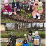 Dzieci-przy-ogladaja-pierwsze-wiosenne-kwiaty