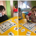 Dzieci podczas ćwiczeń