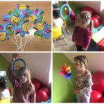 Dziewczynki dmuchają