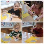 Mrówki wyklejają puzzle monety