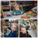 Nasze rączki mocują gniazdka do stroików