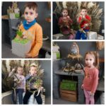 Oglądamy ozdoby wielkanocne w kwiaciarni