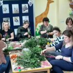 rodzice konstruowanie palmy