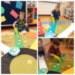 zabawa sensoryczna - krokodylki ćwiczą nasze paluszki