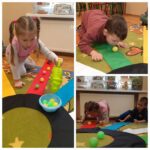 zabawa sensoryczna tor piłeczkowy