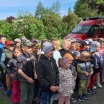 Przedszkolaki z wizytą u strażaków