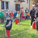 Przedszkolaki z wizytą u strażaków