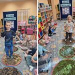 Chłopcy na ścieżce sensorycznej