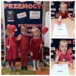 Dzieci pokazują znak Stop