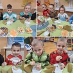 Dzieci spożywają deser