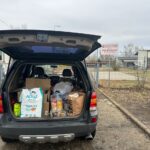 Transport darów do schroniska