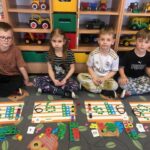 Dzieci poznają cyfrę 9