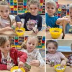 Dzieci sieją rzeżuchę