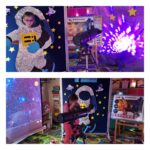 dzieci jako astronauci