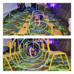 dzieci pokonują tor