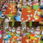 Przedszkolaki liczą bałwanki