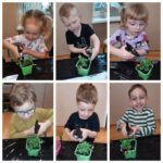 Sadzenie wiosennych kwiatów przez Mrówki