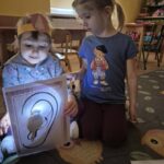 Zmysł słuchu- zabawa z latarką