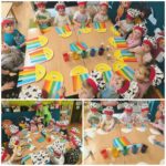 Żuczki podczas pracy plastycznej