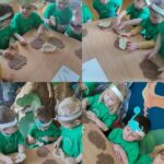 Żuczki z przygotowanej masy solnej robia odciski szkieletów dinozaurów