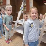 Dzieci ozdabiają kącik wymiany