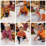 Dzieci podczas zabawy pt. Cień