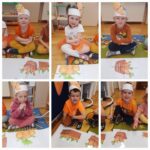 Marchewkowe puzzle ułożone przez dzieci