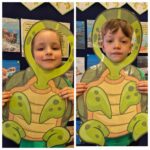 Przedszkolaki w fotobudce