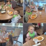 Biedronki spożywają obiad