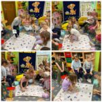 Dzieci szukają pieska według wzoru