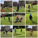 Konkurencje sprawnościowe zorganizowane przez strażaków