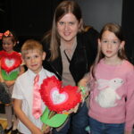 Witek z mamą i siostrą