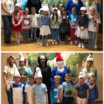 Chłopcy i dziewczynki ze smerfami