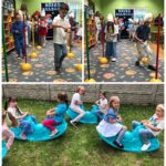 Dzieci podczas zabaw ruchowych