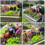 Dzieci słuchają o zwroście roślin