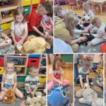 Dzieci uczą się bandażować