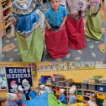 Konkurencje dzieci z grupy Pszczółek