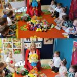 Pacynka Lucynka wita się z Żuczkami