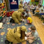 Pierwsza pomoc w sali Motylków