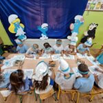 smerfy z oddziału Tulipanki